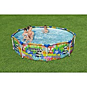 Bestway Opzetzwembad Steel Pro rond Dieren 274 (Ø x h: 274 x 66 cm, Meerkleurig, 3.221 l) | BAUHAUS