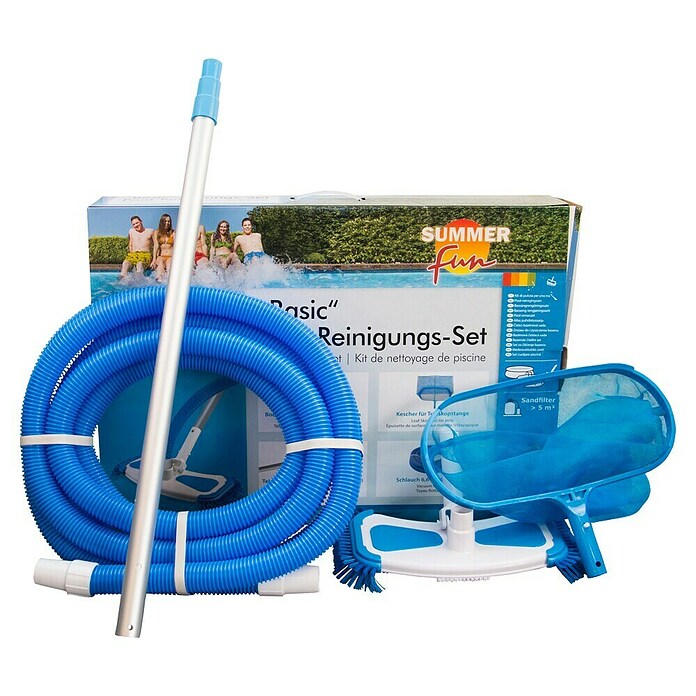 Summer Fun Reinigingsset 'Basic' voor zwembaden (Kunststof, Met steel) | BAUHAUS