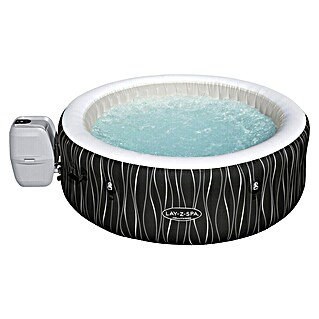 Bestway Lay-Z-Spa Opblaasbare jacuzzi Hollywood (Ø x h: 196 x 66 cm, Zwart, 908 l)