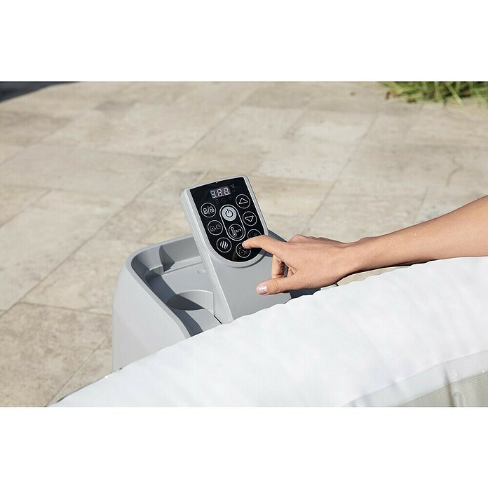 Bestway Lay-Z-Spa Opblaasbare jacuzzi Hollywood (Ø x h: 196 x 66 cm, Zwart, 908 l) | BAUHAUS