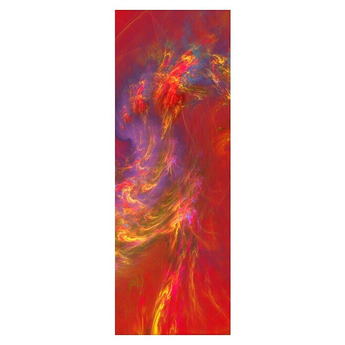 Ximax Designheizkörper (B x H: 599 x 1 800 mm, Wärmeleistung bei Vorlauftemperatur von 75 °C (D: 50): 893 W, Abstrakt Rot) | BAUHAUS