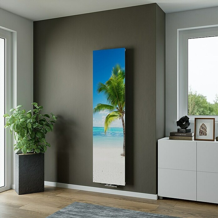 Ximax Designheizkörper (B x H: 599 x 1 800 mm, Wärmeleistung bei Vorlauftemperatur von 75 °C (D: 50): 893 W, Palme) | BAUHAUS