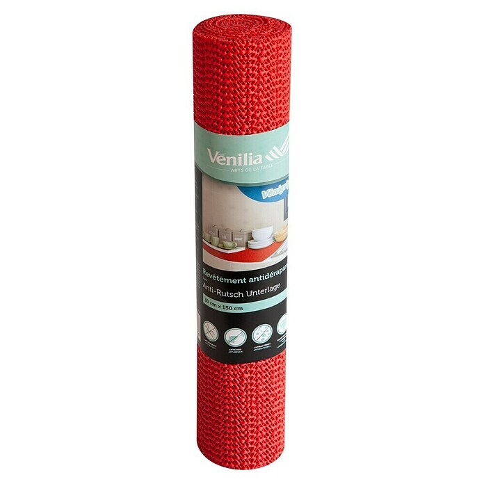 Vénilia Antirutschmatte Venigrip (L x B: 150 x 30 cm, Rot) | BAUHAUS