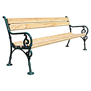 Gartenbank (Natur, Lärche, L x T: 190 x 61 cm)