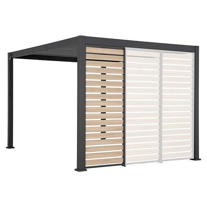 Sunfun Bočna stena za paviljon z videzom lesa Lucca  (Do x V: 93 x 233 cm) | 8298 - Gartenzelte/Pavillons | ICFA - Sonnenschutz | ICF - Sonnenschutz | IC - Freizeit im Garten | I - Stadtgarten | BAUHAUS