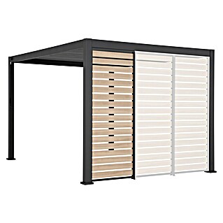 Sunfun Bočna stena za paviljon z videzom lesa Lucca (Do x V: 123 x 233 cm)
