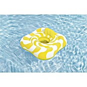 Bestway Zwemzitje Comfort Wavy Square Ring (Geel / Wit, 4 luchtkamers) | BAUHAUS