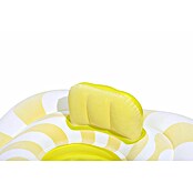 Bestway Zwemzitje Comfort Wavy Square Ring (Geel / Wit, 4 luchtkamers) | BAUHAUS