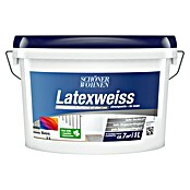 Schöner Wohnen Latexfarbe Latexweiß Basis 1 (Basismischfarbe, 1 l, Seidenglänzend)