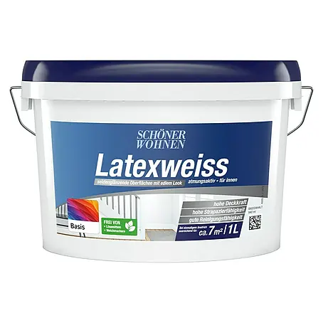 SCHÖNER WOHNEN-Farbe Mix Latexfarbe Latexweiß zum Mischen lassen