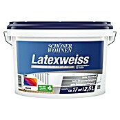 Schöner Wohnen Latexfarbe Latexweiß Basis 1 (Basismischfarbe, 2,5 l, Seidenglänzend)