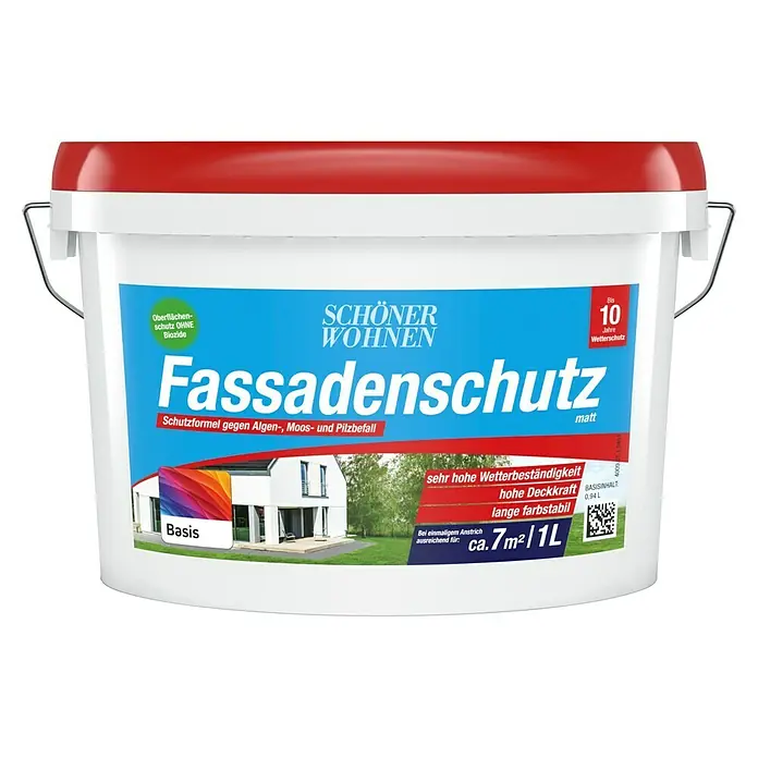 SCHÖNER WOHNEN-Farbe Mix Dispersionsfassadenfarbe Fassadenschutz zum Mischen lassen