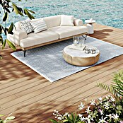 Dioco Tablón para terraza WPC Duratech (L x An x Es: 220 x 14,2 x 2,3 cm, IPE/Teca, 1 ud.) | BAUHAUS