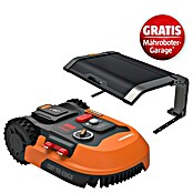 Worx PowerShare 20V Mähroboter-Set Landroid M500 Plus inkl. Garage (500 m², Schnittbreite: 18 cm, Induktionsgestützte Navigation, Begrenzungskabel) | BAUHAUS
