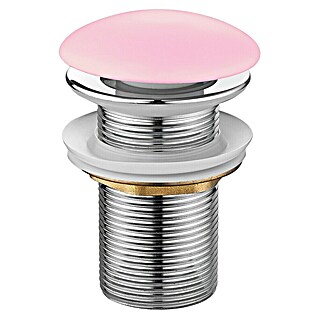 Best Design Afvoerplug Discover Clic-Waste Mat roze (Mat roze, Keramiek)