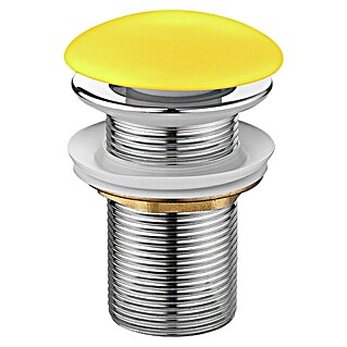 Best Design Afvoerplug Discover Clic-Waste Mat geel (Mat geel, Keramiek)