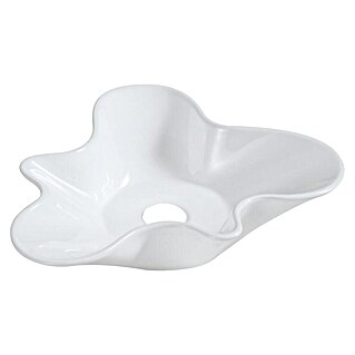 Best Design Waskom Fior Glans wit (Glanswit, l x b x h: 49 x 59 x 13 cm, Keramiek)