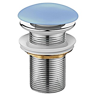Best Design Afvoerplug Discover Clic-Waste Mat lichtblauw (Mat blauw, Keramiek)