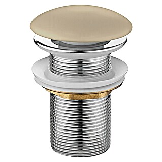 Best Design Afvoerplug Discover Clic-Waste Mat khaki (Mat khaki, Keramiek)