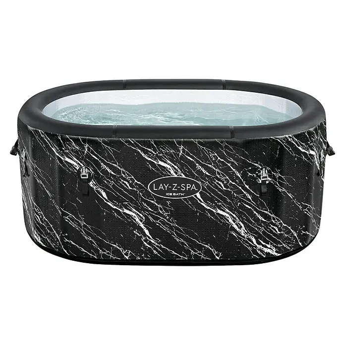 Bestway Lay-Z-Spa Eisbad Glacial Dip - L x B x H: 152 x 92 x 71 cm - Das Lay-Z-Spa Ice Bath mit Marmor-Optik bietet stilvolle Entspannung. Perfekt für kühlende Bäder und moderne Wellness-Momente im eigenen Zuhause.