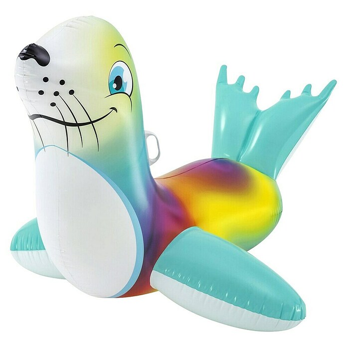 Bestway Opblaasdier Rider Flash n' Splash Seal ride-on (141 x 110 x 93 cm) | BAUHAUS