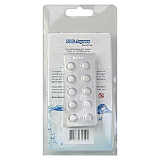 Pool Improve Chloor- en pH-tabletten, navulverpakking (Totaal aantal stuks: 60 st., Passend bij: Pool Power photometer)