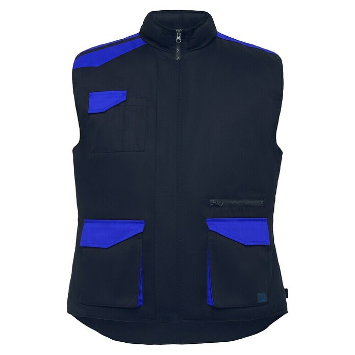 Chaleco de trabajo Armada (L, Azul/Royal, 80% poliéster / 20% algodón) | BAUHAUS