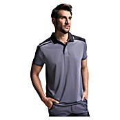 Polo Samurai (XXXL, Plomo/Negro, 100% poliéster) | BAUHAUS