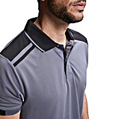 Polo Samurai (XXXL, Plomo/Negro, 100% poliéster) | BAUHAUS
