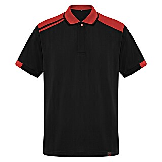 Polo Samurai (L, Negro/Rojo)