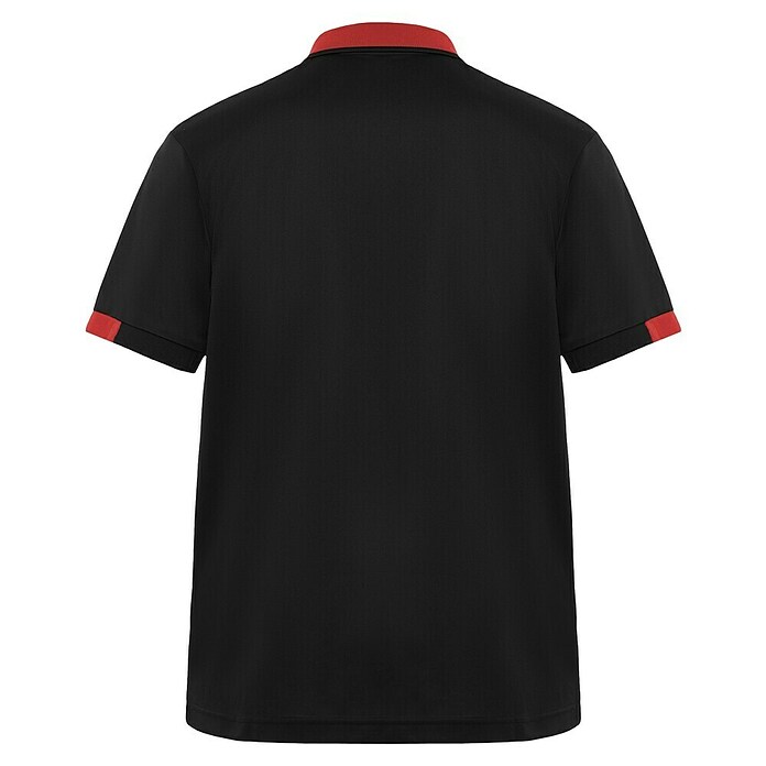 Polo Samurai (L, Negro/Rojo, 100% poliéster) | BAUHAUS