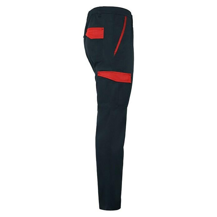 Pantalones profesionales Trooper (48, Negro/Rojo) | BAUHAUS