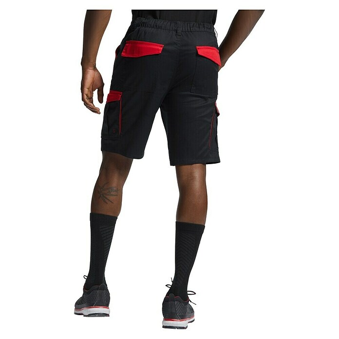Pantalones cortos de trabajo Tahoe (XXL, Negro/Rojo) | BAUHAUS
