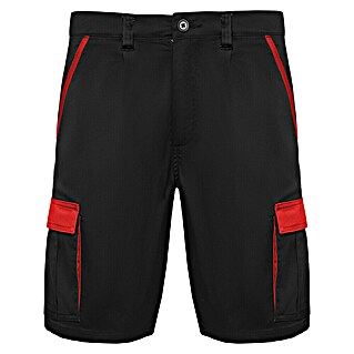 Pantalones cortos de trabajo Tahoe (XXL, Negro/Rojo)