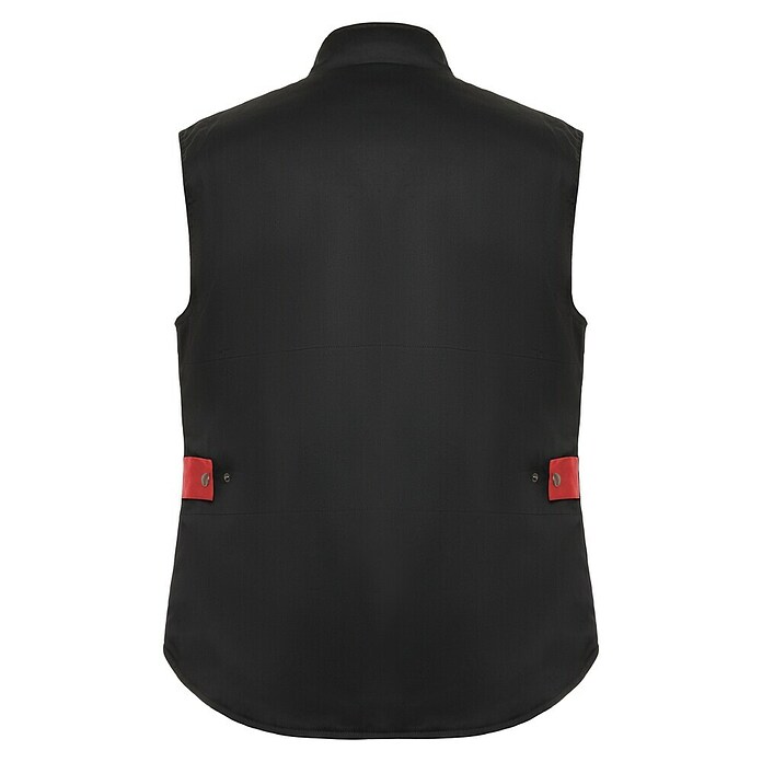 Chaleco de trabajo Armada (M, Negro/Rojo, 80% poliéster / 20% algodón) | BAUHAUS