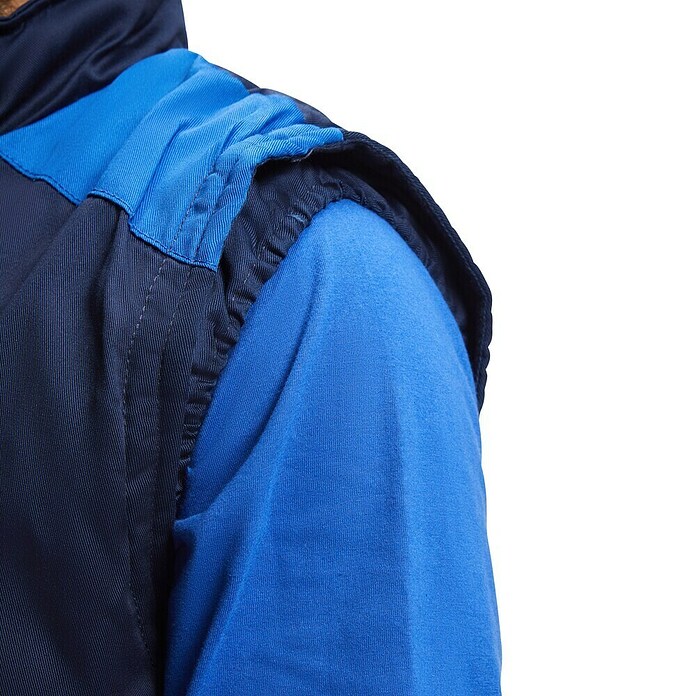 Chaleco de trabajo Armada (L, Azul/Royal, 80% poliéster / 20% algodón) | BAUHAUS