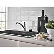 Grohe QuickFix Keukenkraan Start (Afvoer armatuur: 227 mm, Supersteel RVS look, Zwenkbereik: 140 °) | BAUHAUS