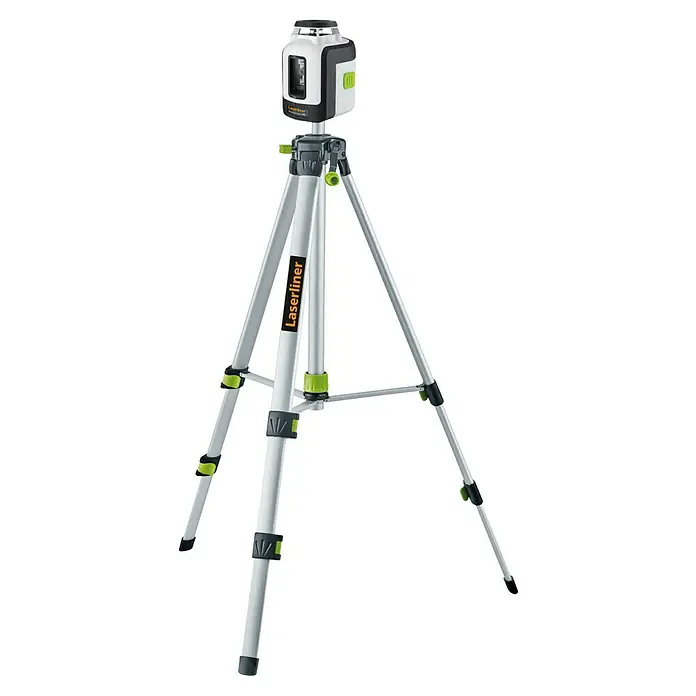 Laserliner Linienlaser 6360 - Mit Stativ, Mit Batterien - Laserliner Kreuzlinienlaser auf Stativ mit ausziehbaren Beinen für präzises Nivellieren. Ideal für Bau- und Renovierungsprojekte.