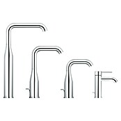 Grohe Essence New Wastafelkraan M-Size Chroom (Met trekstang, Chroom, Glanzend)