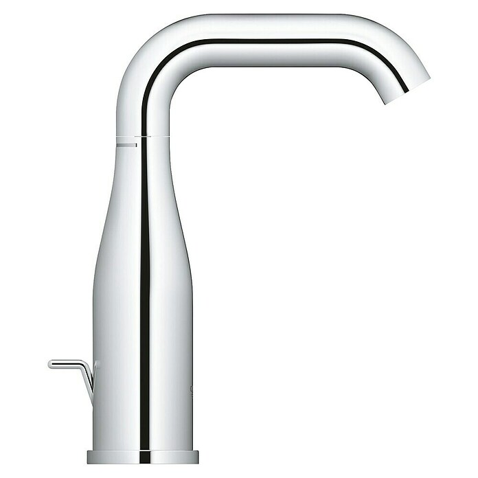 Grohe Essence New Wastafelkraan M-Size Chroom (Met trekstang, Chroom, Glanzend)