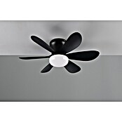 Trio Lighting Ventilador de techo Lund (Negro, 53 cm, 12 W, Blanco cálido) | BAUHAUS
