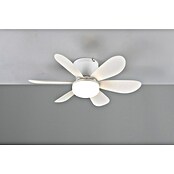 Trio Lighting Ventilador de techo Lund (Blanco, 53 cm, 12 W, Blanco cálido) | BAUHAUS