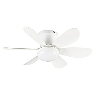Trio Leuchten Stropni ventilator Lund (Bijela, 53 cm, 12 W, Topla bijela)