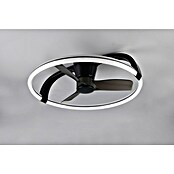 Trio Lighting Ventilador de techo Stockholm (Negro, 73 cm, 37 W, Blanco cálido) | BAUHAUS