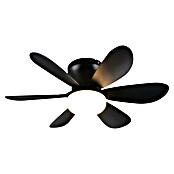 Trio Lighting Ventilador de techo Lund (Negro, 53 cm, 12 W, Blanco cálido) | BAUHAUS