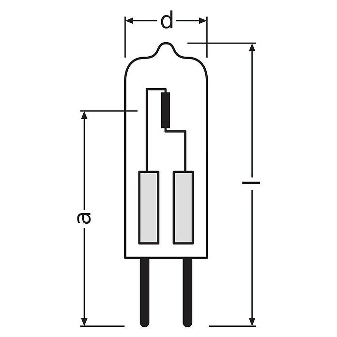 Osram Halostar Halogeenlamp Oven (10 W, G4, Warm wit, Totaal aantal stuks: 1 st.) | BAUHAUS