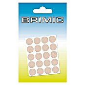 Micel Brimic Tapón embellecedor Textil beige (Diámetro: 13 mm, Adhesivo, 20 uds.)