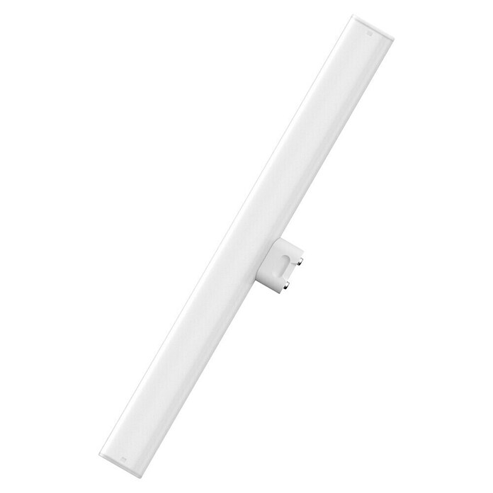 Lampada LED OSRAM LEDinestra a forma di asta in plastica satinata, attacco S14s, dimmerabile, luce bianca calda con 2700 K, lunghezza 50 cm, 4,7 W, 470 lm, eccellente resa cromatica con CRI