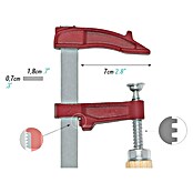 Piher Sargento MM 30 Anchura De Sujeci n 300 Mm Fuerza De Tensi n 4 