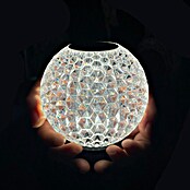 Akumulatorska namizna svetilka Crystal  (1 W, Do x Š x V: 11 x 11 x 11 cm, Topla bela) | 3111 - Akkuleuchte dekorativ | CAJB - Outdoorleuchten Akku | CAJ - Outdoorleuchten | CA - Beleuchtung | C - Elektro | BAUHAUS